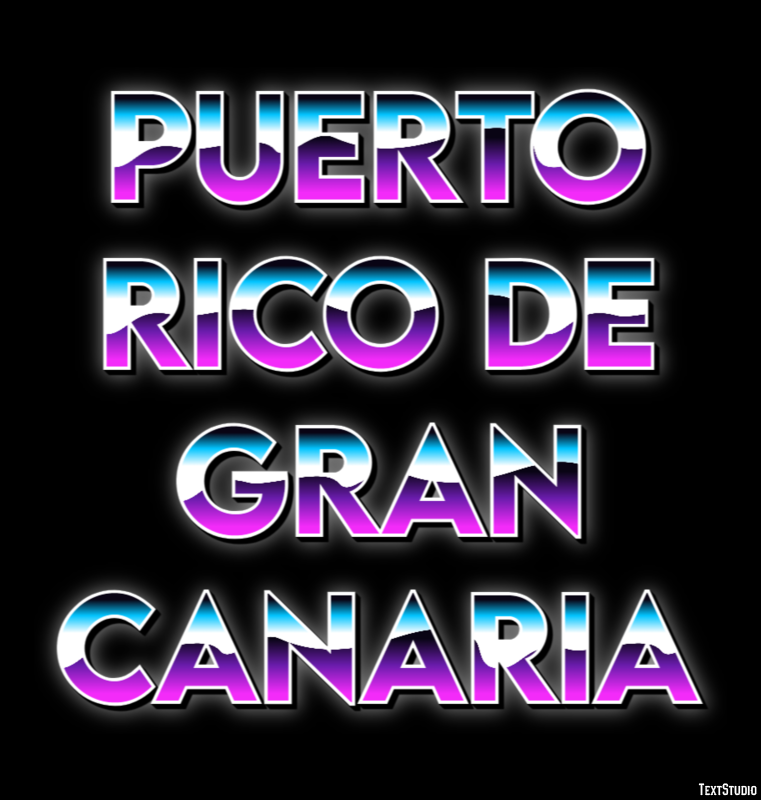 Puerto Rico de Gran Canaria Effetto testo