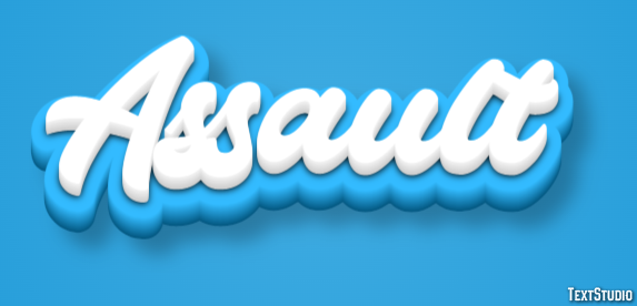 Assault Efecto de Texto