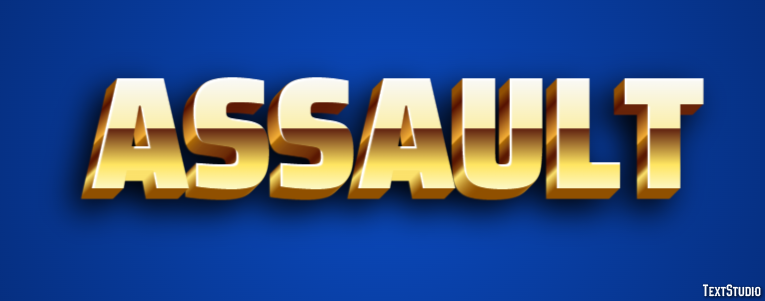 Assault Efecto de Texto
