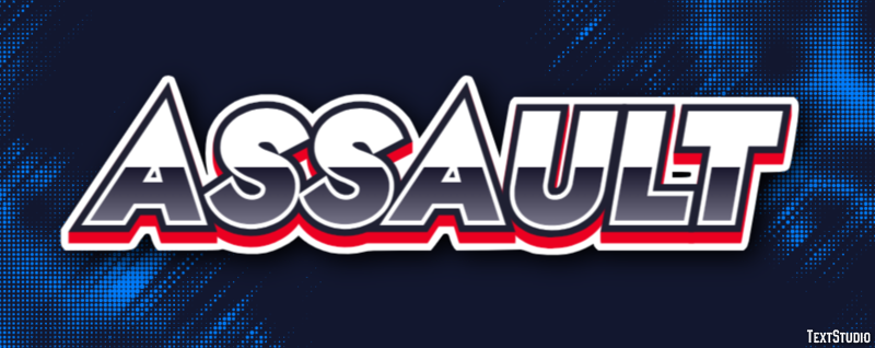 Assault Efecto de Texto