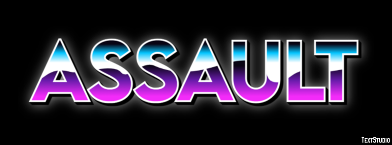 Assault Efecto de Texto