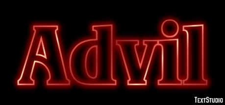 Advil Text Effect