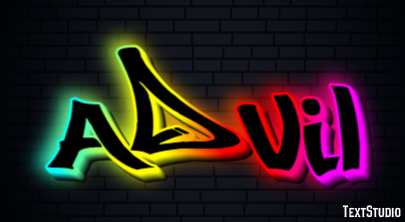 Advil Text Effect