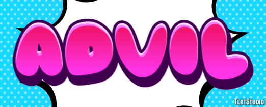Advil Text Effect
