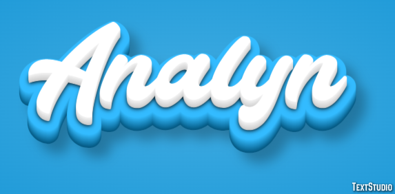 Analyn Text effect