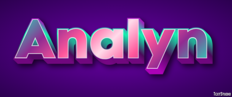 Analyn Text effect