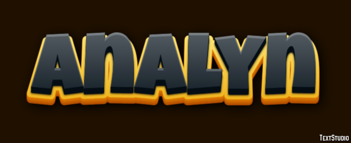 Analyn Text effect