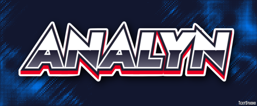 Analyn Text effect