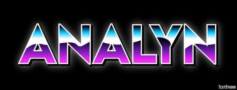 Analyn Text effect