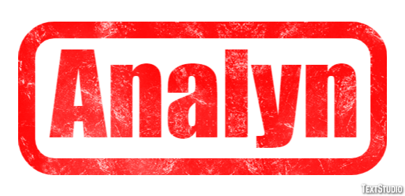 Analyn Efeito de texto
