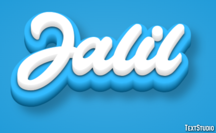Jalil Text effect