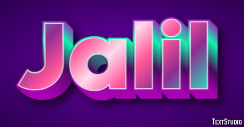 Jalil Text effect