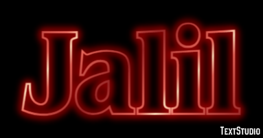 Jalil Text effect