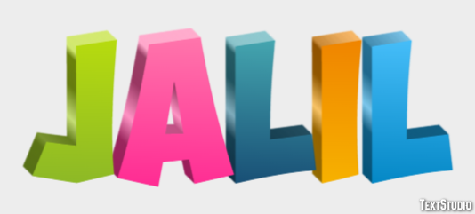 Jalil Text Effect