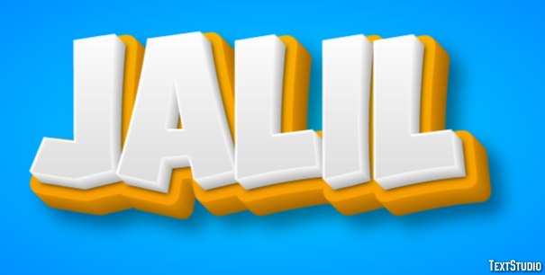 Jalil Text effect
