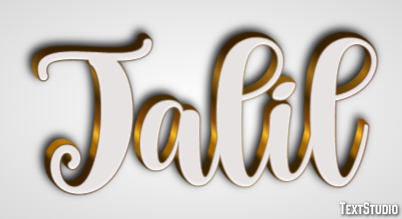 Jalil Text effect