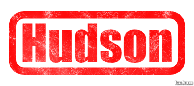 Hudson Efecto de Texto