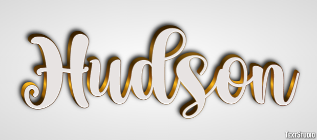 Hudson Efecto de Texto
