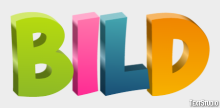 Bild Эффект текста