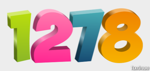 1278 Effetto testo