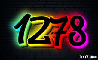 1278 Text effect