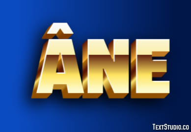 Âne Efeito de texto
