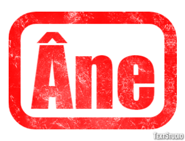 Âne Effet de texte