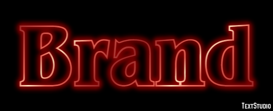 Brand Text effect