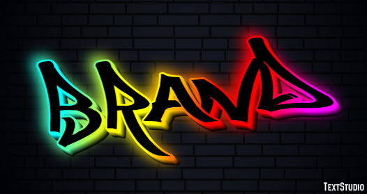 Brand Text effect