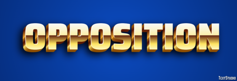 Opposition Text Effect