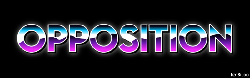 Opposition Text Effect