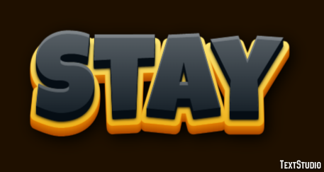 Stay Effet de Texte