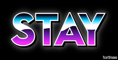 Stay テキスト効果