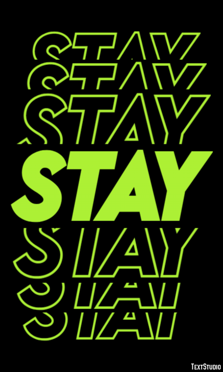 Stay Effetto testo
