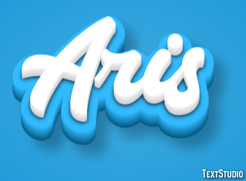 Aris Эффект текста