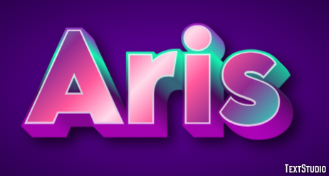 Aris Texteffekt