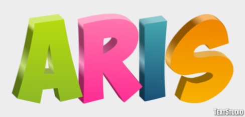 Aris Texteffekt