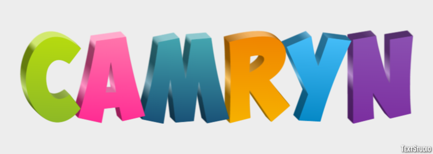 Camryn Text effect