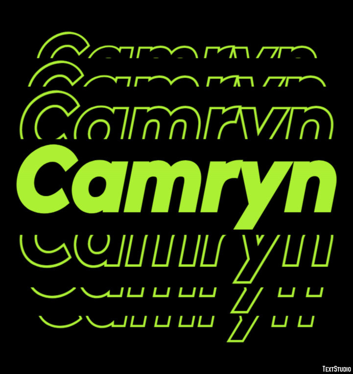 Camryn Texteffekt