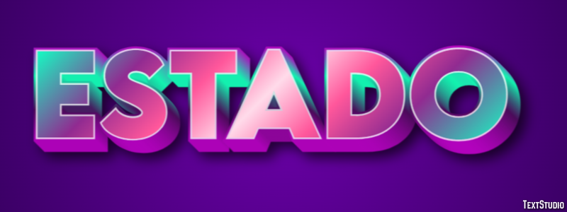 Estado Efecto de Texto