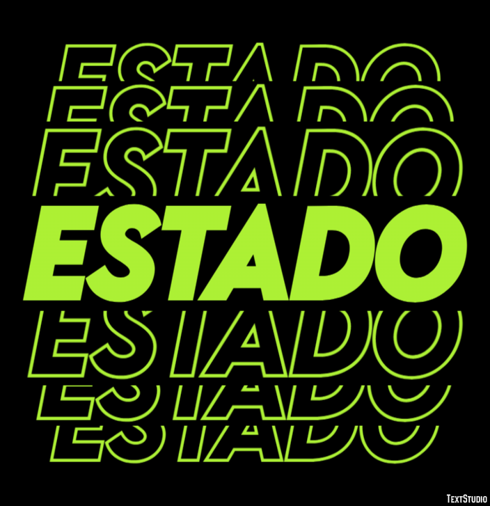 Estado Efecto de Texto