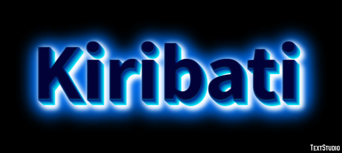 Kiribati Effet de Texte