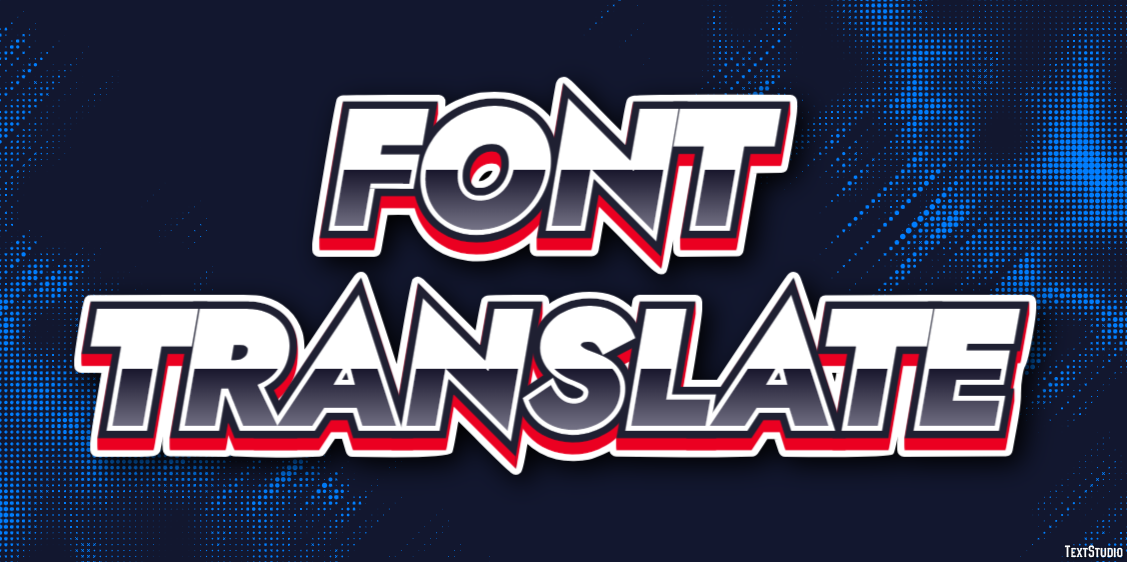 Font Translate テキスト効果