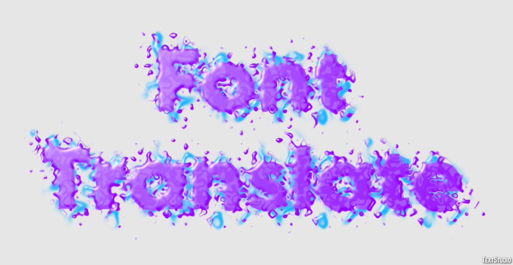 Font Translate テキスト効果