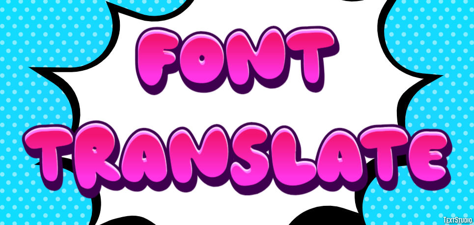 Font Translate テキスト効果