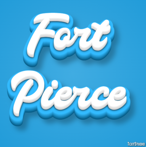 Fort Pierce Efeito de texto