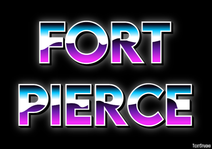 Fort Pierce Эффект текста