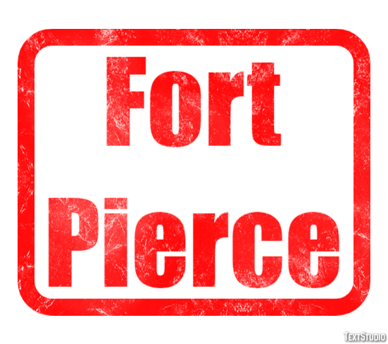 Fort Pierce Efeito de texto