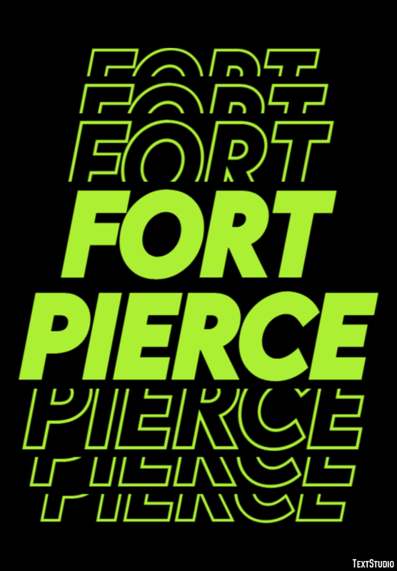 Fort Pierce Tekst Effect
