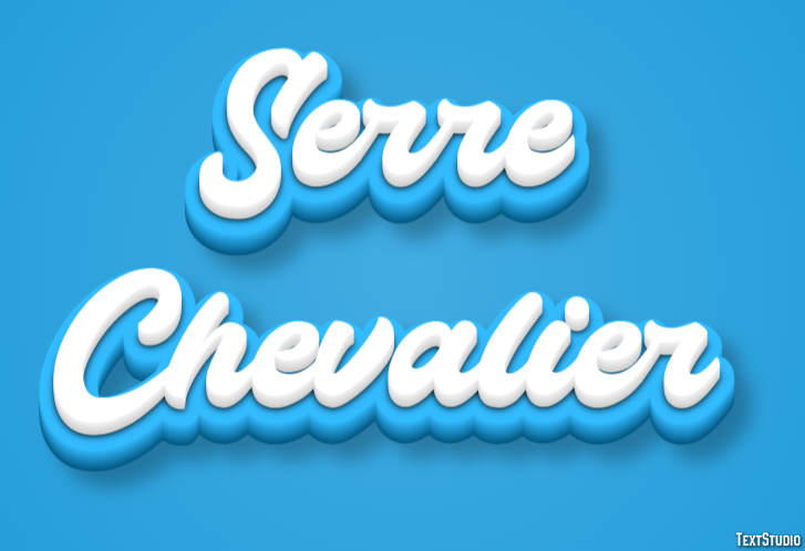 Serre Chevalier Effetto testo